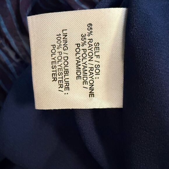 Tanya Taylor Ellette Purple Chiffon w/Velvet Polka Dots Dress Size S - Picture 11 of 16